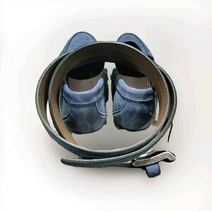 Allen Edmonds Size 12 D With Belt Men's Navy Loafers